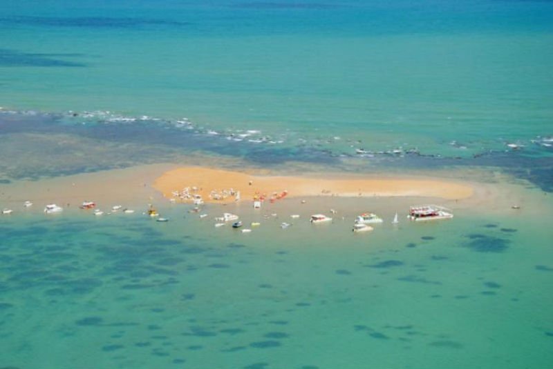 Vacaciones en Brasil - Ilha de Areia Vermelha Joao Pessoa Hermosa vista