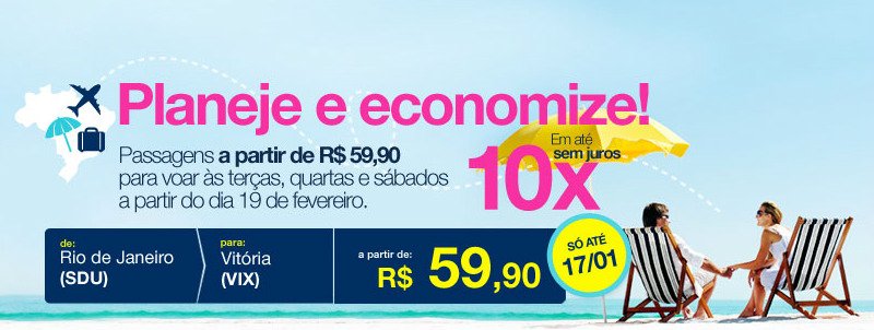 Promocion Azul Vuelos en Brasil - Turismo