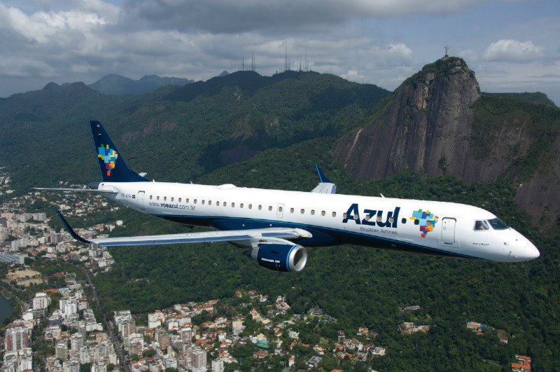 Vuelos en Brasil - Azul en Rio de Janeiro a Joao Pessoa - Volando - Turismo en Brasil