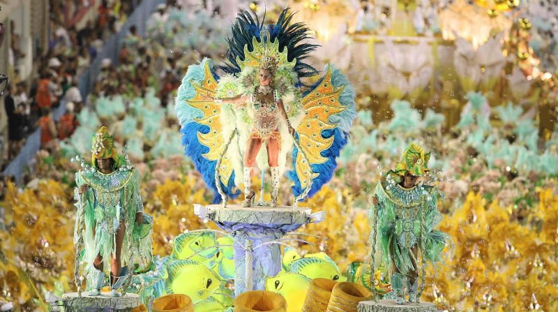 Carnaval de Brasil - Transmisión en vivo - Viajar a Brasil Amarillo