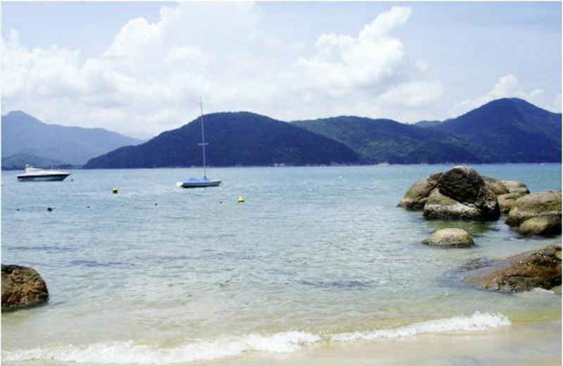 Playa de Brasil - Praia vermelha do sul Ubatuba playa