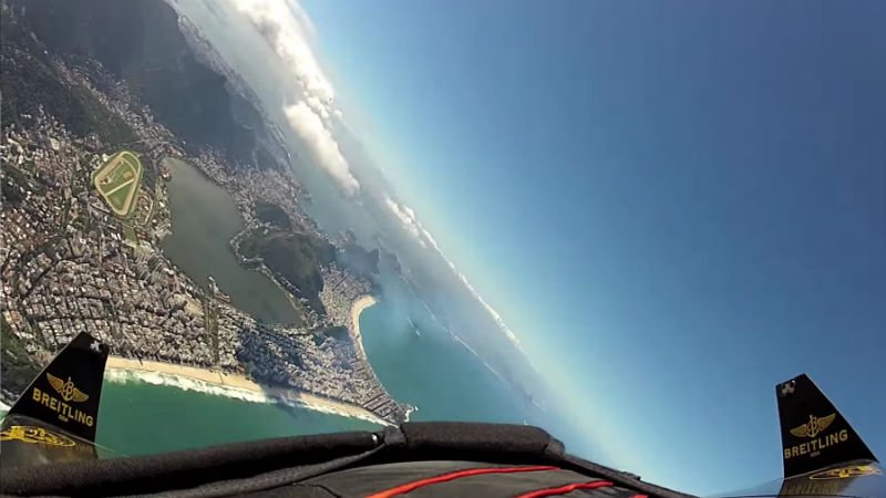 Jetman viajar a brasil conocer Rio de Janeiro desde el aire