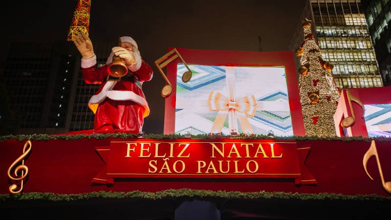 Decoracion Avenida Paulista Navidad en San Pablo Viajar a Brasil