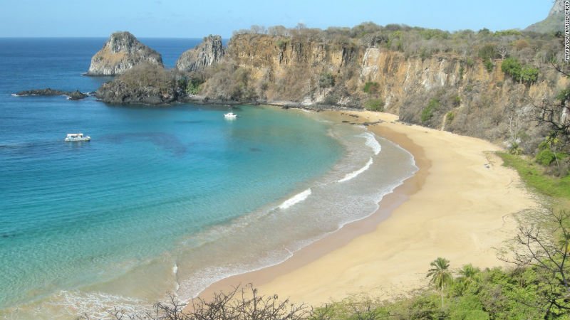 La mejor playa del mundo esta en Brasil Baia do Sancho Fernando de Noronha