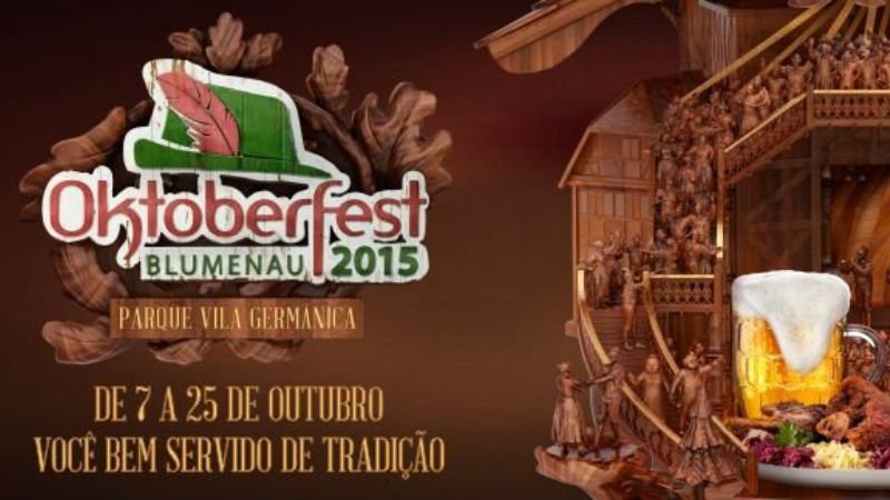 Oktoberfest 2015 Blumenau para viajar a Brasil